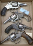 Lot of 4 Antique Parts Revolver