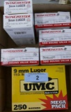 750 rds Winchester & UMC 9mm Ammo