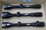 lot of 3 Burris Rifle Scopes