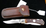 Remington R3 2 Blade Pocket Knife w/Sheath