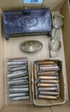 Flat of Collectible Infian War Era Ammo & Access.