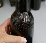Lot of 10 Effinger Brewery Embossed Beer Bottles