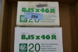 80 count of 8.15x46R Brass