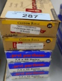 100 rds of 7.5x55 Swiss Ammo