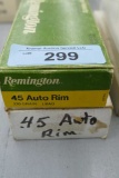 100 rds 45 Auto Rim Ammo
