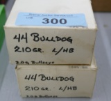 100 rds of 44 Bulldog Ammo