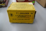 50 rds 7mm Mauser Kynoch Ammo