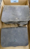2 Vintage Civil War Cartridge Pouches