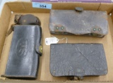 Lot of US Leather Cartridge Boxes