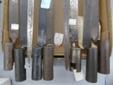 Lot of 9 Early US marked Socket Bayonets