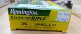 20 rds box Remington 35 Whelen Ammo