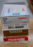 64 rds of assorted 270 Ammo