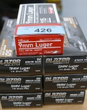350 rds of 9m Blazer & Aguila Ammo