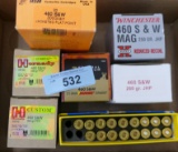 130+ rds of mixed 460 S&W Ammo