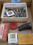Lot of mixed Rim Fire Ammo, Gun Grips, etc