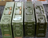 4 WWII Nazi Marked 8mm Ammo Cans