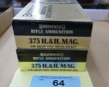 40 rds Browning 375 H&H Ammo