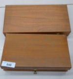 Pair of S&W Wooden Pistol Boxes