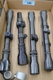 4 Vintage Weaver & Redfield Scopes