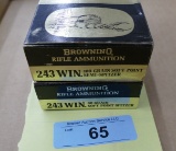 40 rds Browning 243 Ammo