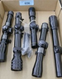 Lot of 5 Leupold, Redfield & Burris Scopes