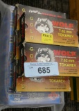 550 rds of 7.62 TOKAREV Ammo