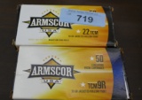 100 rds of 22 TCM Ammo