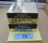 40 rds Browning 270 cal Ammo