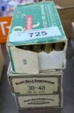150 rds of mixed 38-40 Ammunition