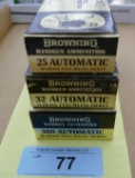 Lot of Browning Automatic Colt Pistol Ammo
