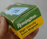 50 rds of 5mm REM Rim Fire Magnum AMmo
