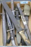 Box lot of Vintage Bayonets