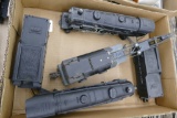 2 Flats w/American Flyer & Lionel Elec. Toy Trains