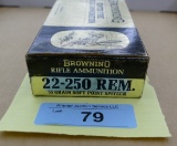 Box Browning 22-250 Ammo