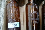 7 Foxhead, Effinger & Ruhlands Embossed Beer Botte