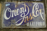 Enamel Ohent Insurance Co Sign