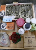 Large Flat 38 cal Reloading Bullets & Misc Equip