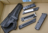 Assorted Pistol Mags & Holster