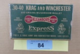 Box Remington Dog Bone Express 30-40 Krag Ammo