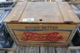 Wooden Pepsi Crate w/Pistol Sleeves