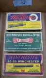 3 Full boxes 38-55 Remington & Winchester Ammo