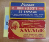 80 rds Peters & Savage 22 Hi Power Ammo