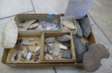 Lot of Vintage Arrowheads Sauk Co WI field finds