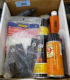 Box lot of Gun Oil & Cleaning Supplies