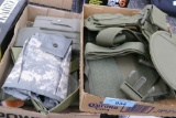 2 Flats of Various Military Pouches
