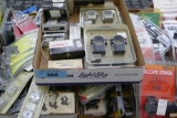 5 flats of Scope Rings, Bases & Swivels