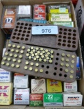 Box lot of assorted & partial 22 & 17 cal Ammo
