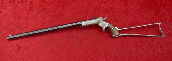 Antique Stevens Tip Up Hunters Rifle