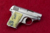 Colt Model 1908 Nickel Finished Pocket Pistol