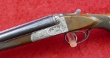 Ornate Engraved German Dbl Bbl 16 ga Shotgun